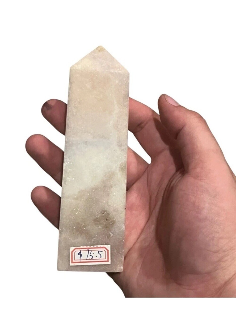 Quartzite / Marble Stone Obelisk Tower Point Display Decor